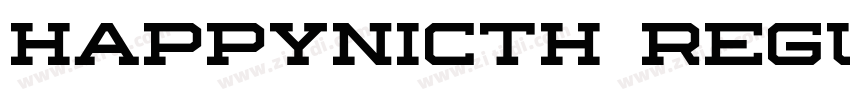Happynicth Regular字体转换